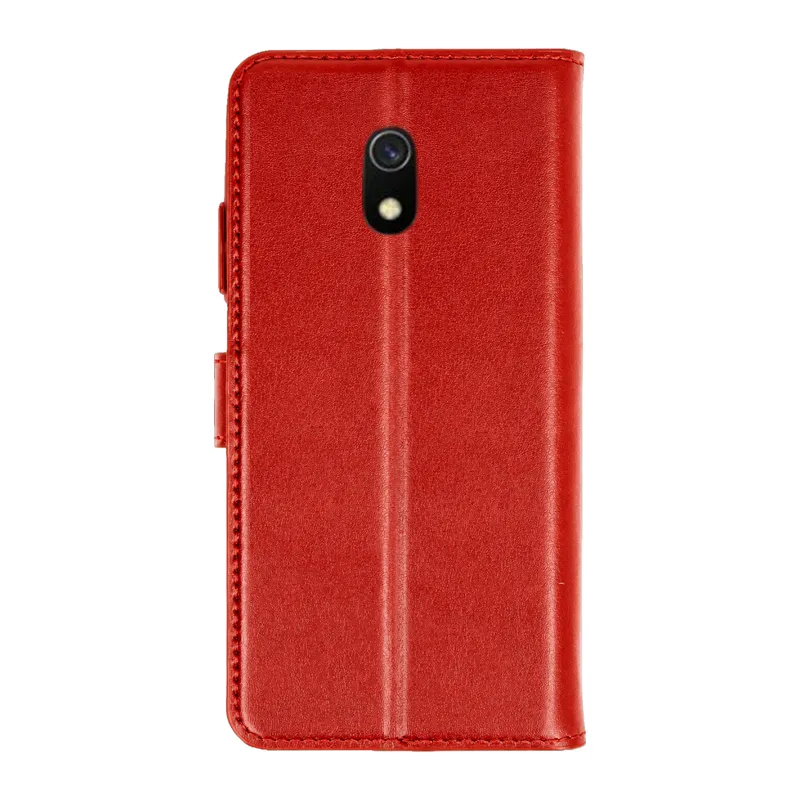 Xiaomi Redmi 8A 4G Trend S Plus Kapaklı Kılıf - Kırmızı