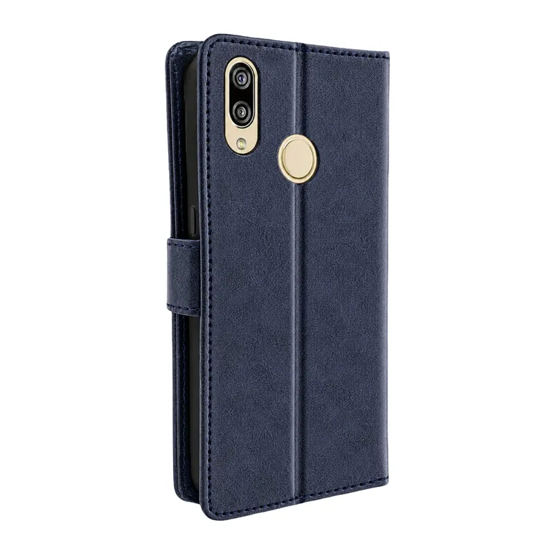 Huawei Y7 2019 Trend S Plus Kapaklı Telefon Kılıf - Lacivert