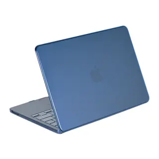 Apple MacBook Neo Şeffaf Macbook Kapak - Mavi