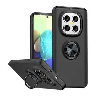 Xiaomi Redmi Note 15 Pro 4G Montreal Yüzüklü Silikon Kapak - Siyah