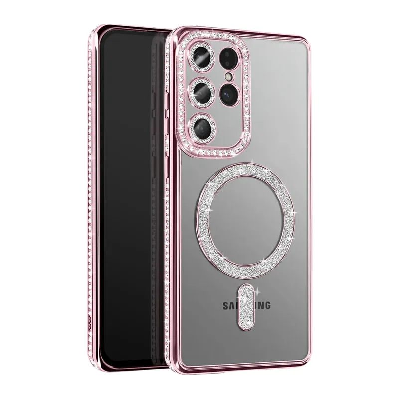 Samsung Galaxy S26 Ultra Joke Simli Magneticsafe Kılıf - Pembe