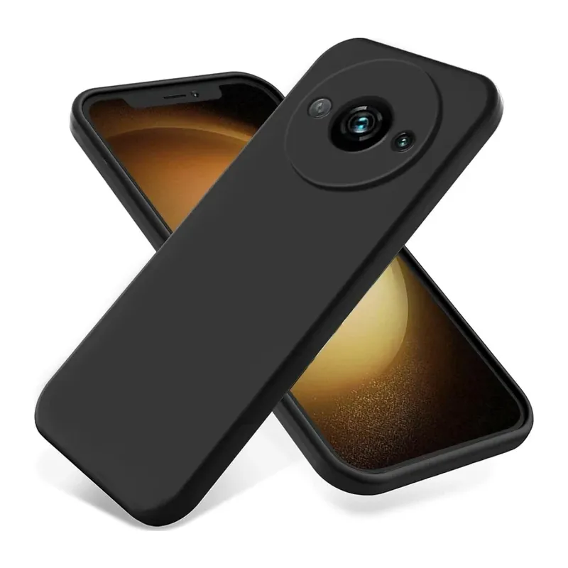 Xiaomi Redmi A3 4G Kılıf First Silikon - Siyah