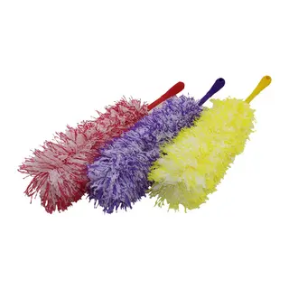 Renkli İp Toz Alma Püskülü PÜSKÜL=36 Cm + Renkli Plastik SAP=19CM = 55CM BRKT-910248