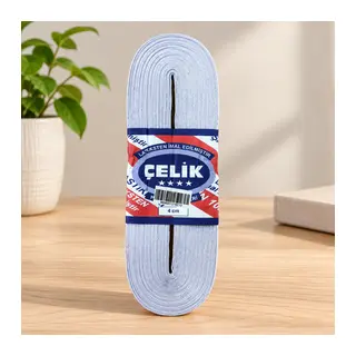 10 m 4 cm Beyaz Paça Lastiği