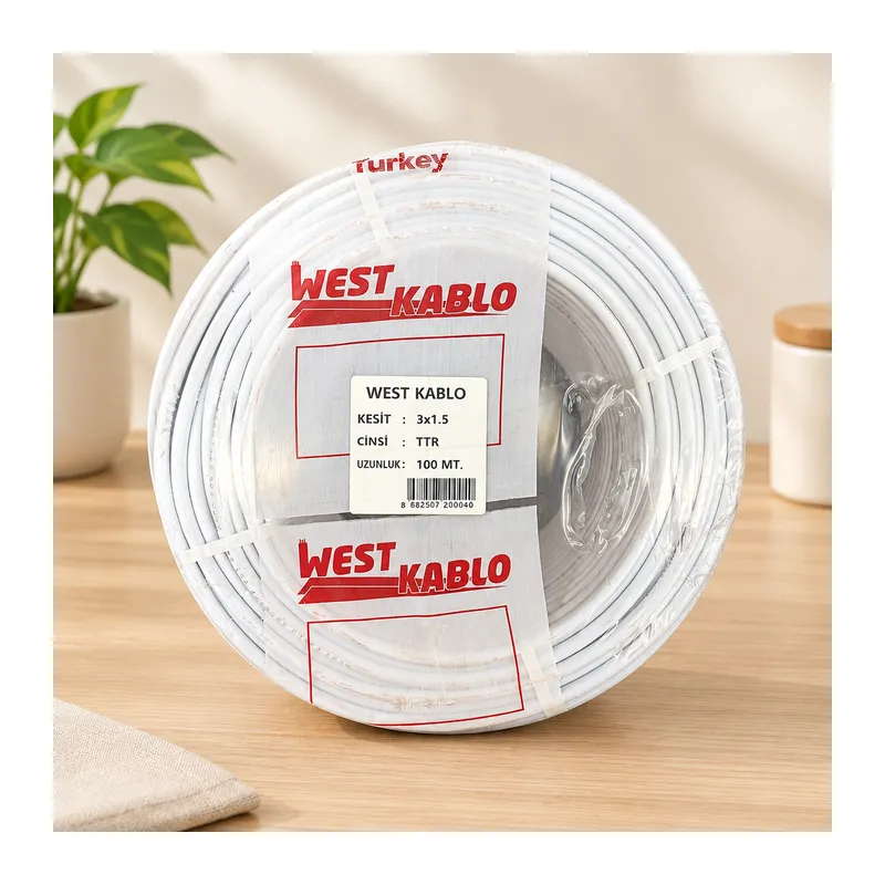 3x1,5 mm Ttr Elektrik Kablosu 100 Metre