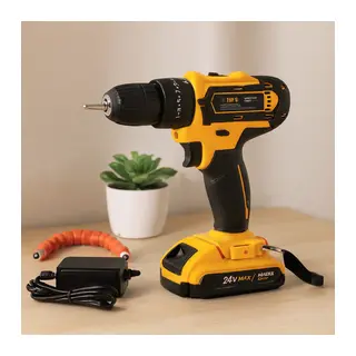 Şarjlı Matkap Seti 24W 1350 RPM Çantalı