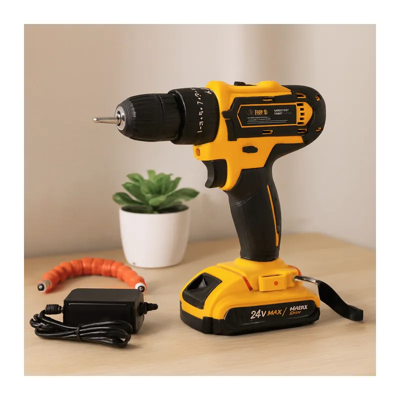 Şarjlı Matkap Seti 24W 1350 RPM Çantalı
