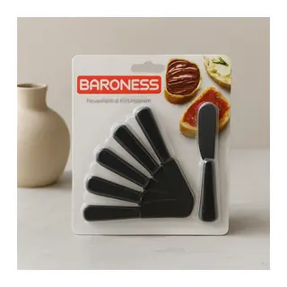Kahvaltı ve Tereyağı servis seti (6 Parça) (11CM)
