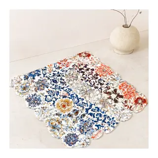 Dikdörtgen Kaydırmaz Su Emici Banyo Paspası 70x34 cm