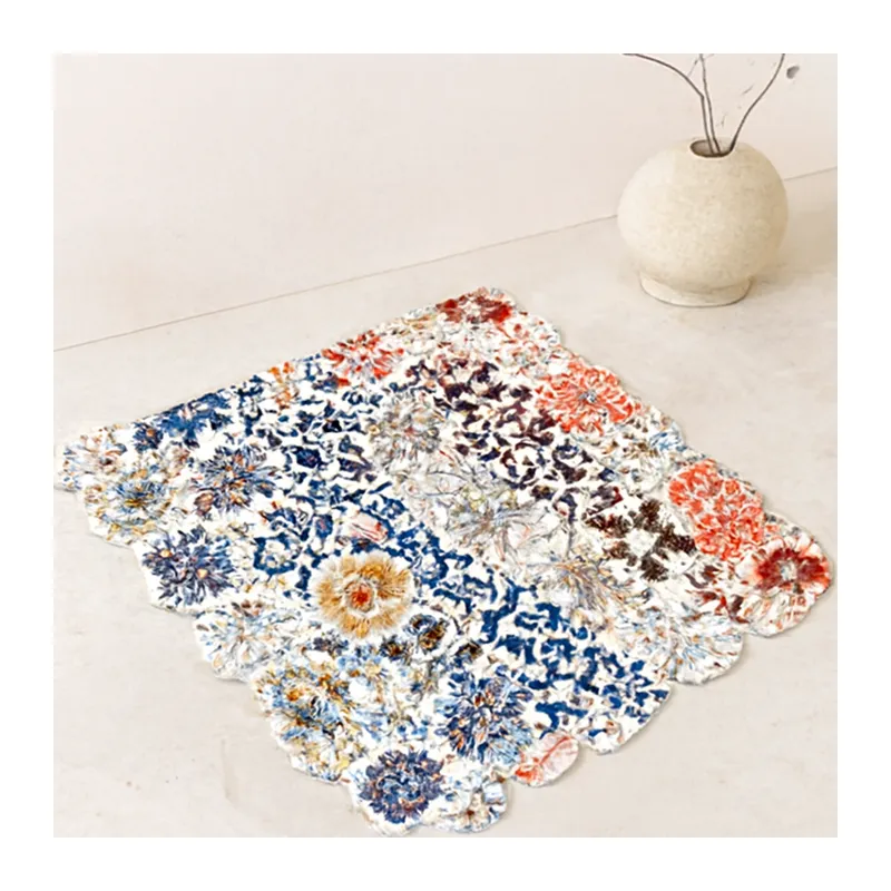Dikdörtgen Kaydırmaz Su Emici Banyo Paspası 70x34 cm