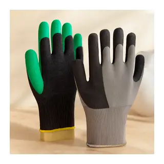 ırtıklı İşçi Eldiveni XL (Siyah/Yeşil/Antrasit) (1 Adet)