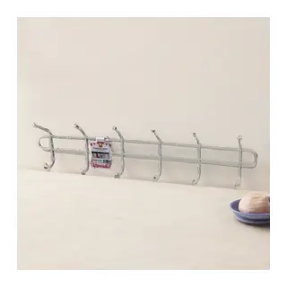 6 Kollu Krom Duvar Askısı