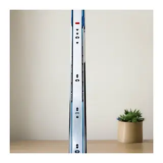 Teleskopik Bilyalı Çekmece Rayı 43x500 mm Frenli Takım