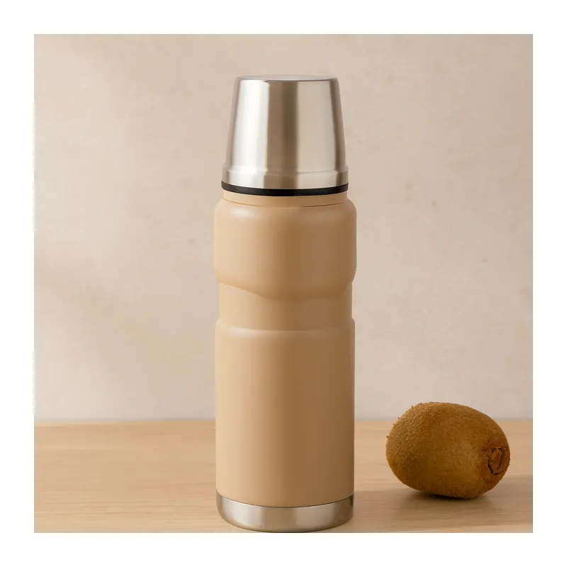 0.5 L Paslanmaz Çelik Termos (Sızdırmaz Kapak / Bardaklı)