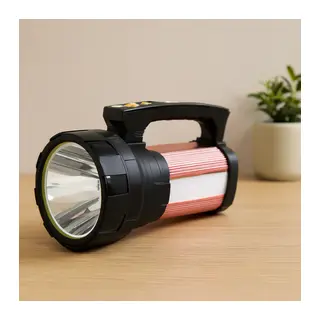 Şarjlı 2in1 El Feneri ve Projektör 15W COB + 28 LED Powerbank Su Geçirmez