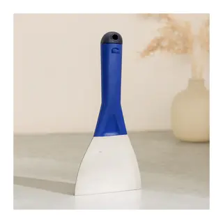 Metal Kazıma Spatulası 100 mm Kapaklı Plastik Saplı (No:10)