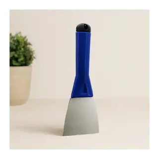 80 mm Metal Kazıma Spatulası (Plastik Saplı, Kapaklı)