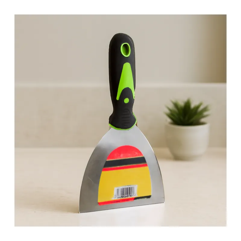 125 mm Metal Spatula Fiber Saplı