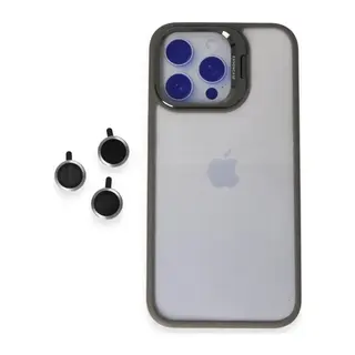 Joko Apple iPhone 15 Pro Max Kılıf Roblox Lens Standlı Kapak - Titan Gri