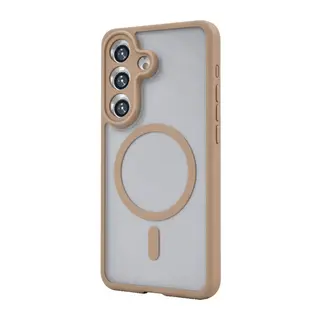 Samsung Galaxy A15 4G Loji Magsafe Kapak - Çöl Titanyum