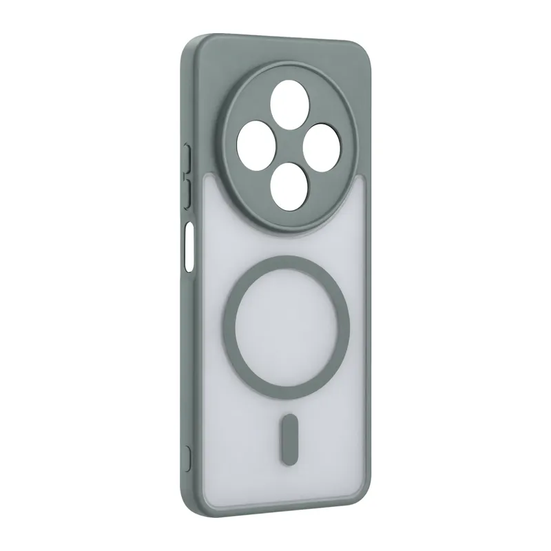 Xiaomi Redmi 14C Loji Magsafe Kapak - Gri