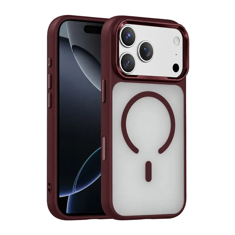 Joko Apple iPhone 18 Pro/17 Pro Prime Magsafe Kapak - Bordo