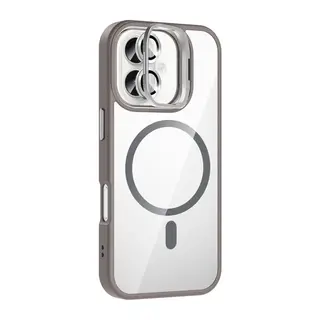Joko Apple iPhone 17 Remim Lensli Magsafe Standlı Kapak - Titan Gri