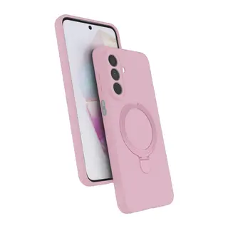 Samsung Galaxy A27 5G Regal Magsafe Standlı Kapak - Açık Pembe