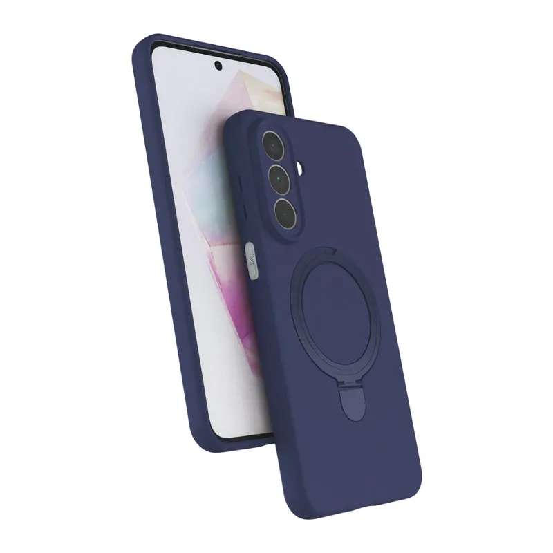 Samsung Galaxy A27 5G Regal Magsafe Standlı Kapak - Lacivert