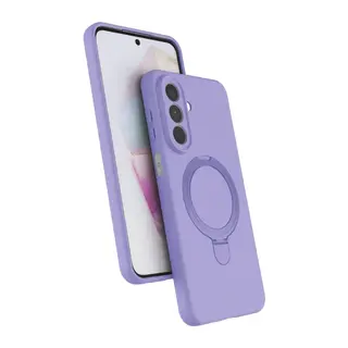 Samsung Galaxy A27 5G Regal Magsafe Standlı Kapak - Lila