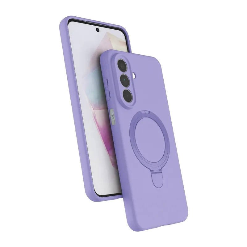 Samsung Galaxy A27 5G Regal Magsafe Standlı Kapak - Lila