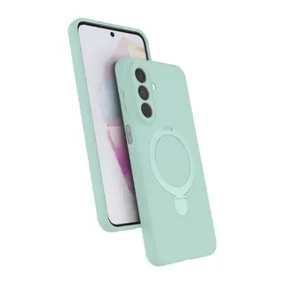 Samsung Galaxy A27 5G Regal Magsafe Standlı Kapak - Su Yeşili
