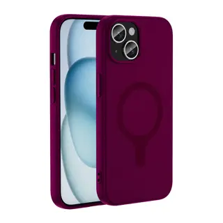 Joko Apple iPhone 14 Z Silikon Magsafe Kapak - Bordo
