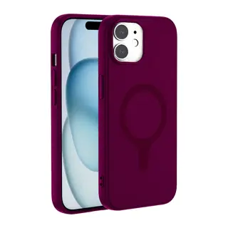 Joko Apple iPhone 11 Z Silikon Magsafe Kapak - Bordo