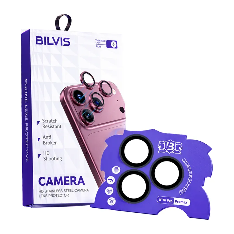 Apple iPhone 18 Pro Max Bilvis Titan Kamera Lens - Siyah