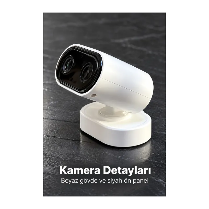Ninni Çalma Özellikli Kameralı ve Ekranlı Bebek Telsizi