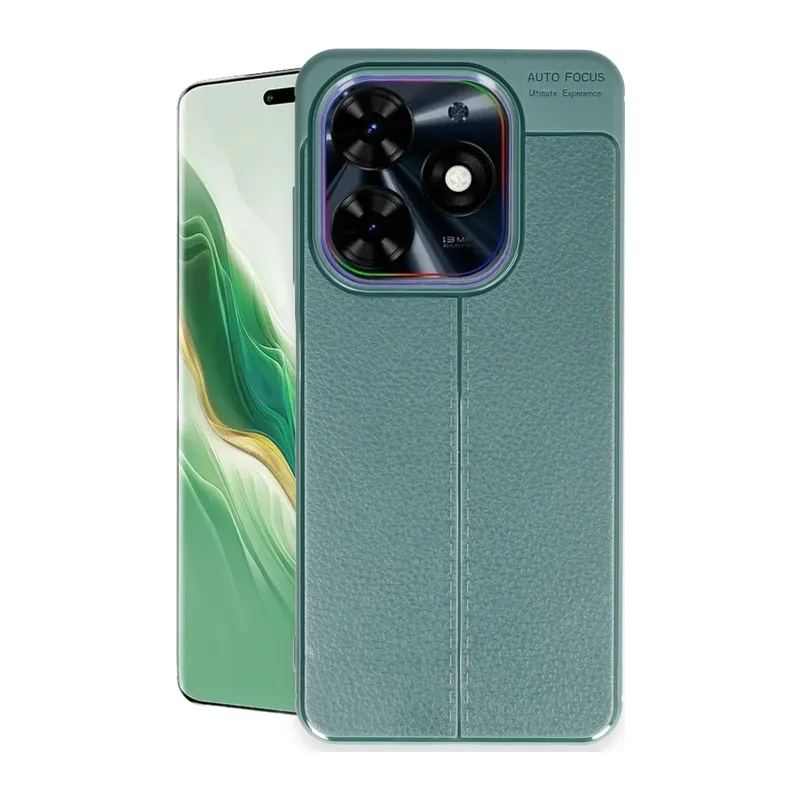 Tecno Spark Go 2024 Kılıf Auto Focus Kapak - Koyu Yeşil