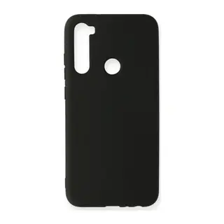 Xiaomi Redmi Note 8 Kılıf Nano içi Kadife Silikon - Siyah