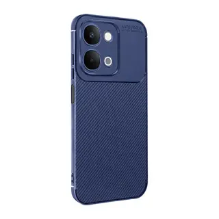 Vivo Y31d Auto Focus Karbon Kapak - Lacivert
