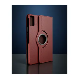 Xiaomi Redmi Pad Se Kılıf 360 Tablet Deri Kılıf - Mürdüm
