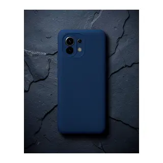 Xiaomi Mi 11 Kılıf Nano İçi Kadife Silikon - Lacivert