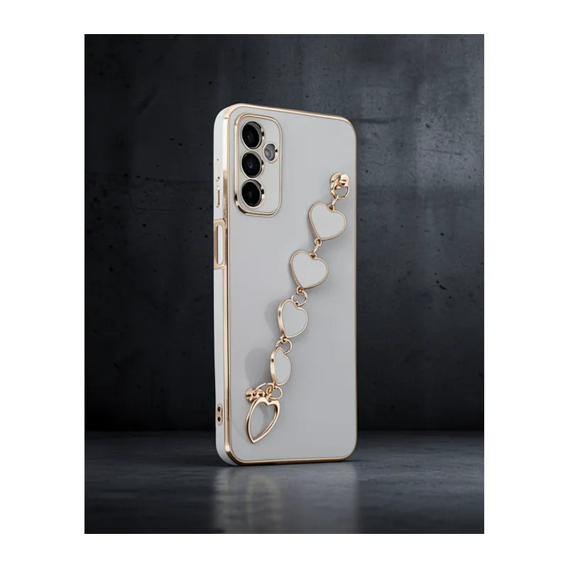 Samsung Galaxy A14 4g Kılıf Esila Silikon - Beyaz