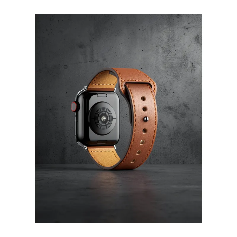Apple Watch 38mm Kr415 Luaz Deri Kordon (saat Değildir) - Kahverengi