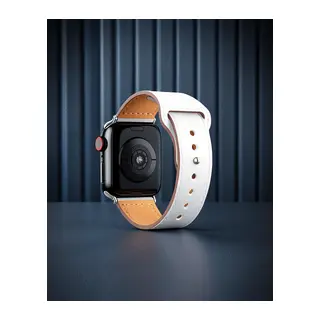 Apple Watch 38mm Kr415 Luaz Deri Kordon (saat Değildir) - Beyaz