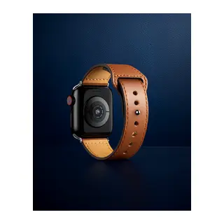 Apple Watch 42mm Kr415 Luaz Deri Kordon (saat Değildir) - Kahverengi