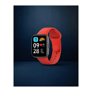 Xiaomi Redmi Watch 3 Active Klasik Kordon - Kırmızı