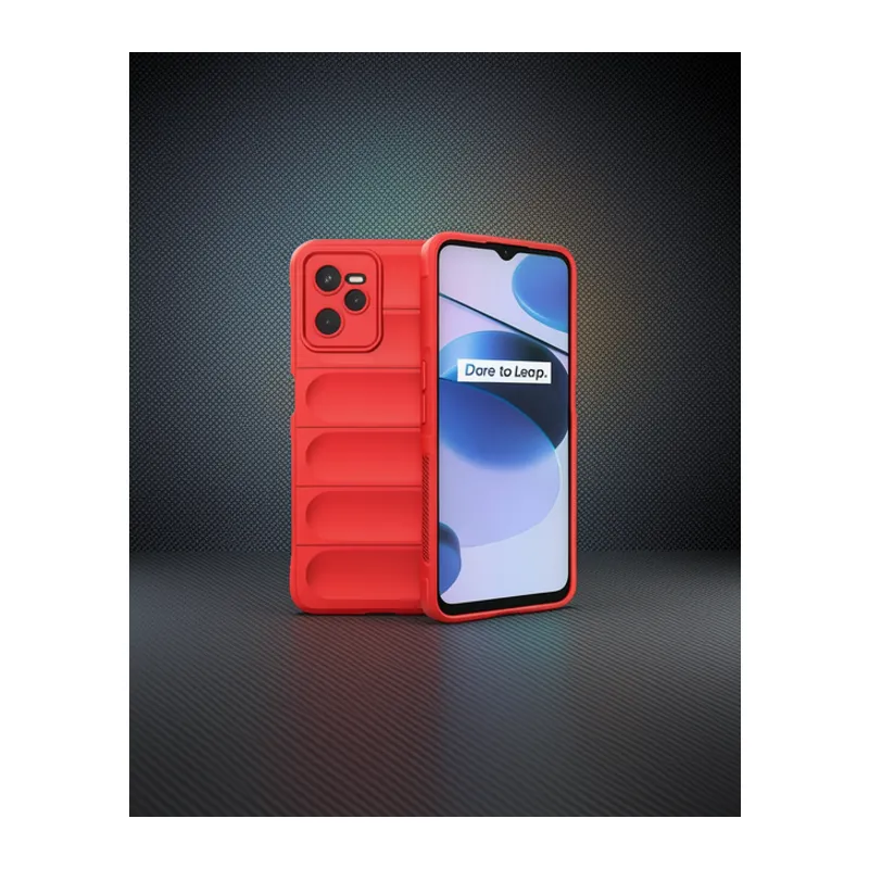 Realme C35 Kılıf Optimum Silikon - Kırmızı
