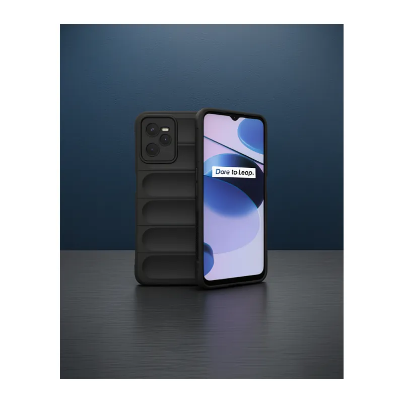 Realme C35 Kılıf Optimum Silikon - Siyah