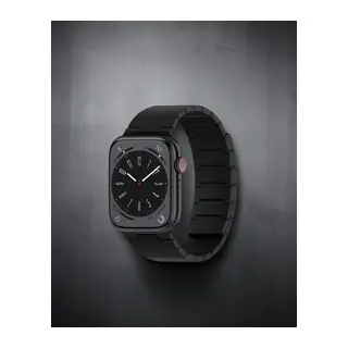 Apple Watch 45mm Carbon Steel Kordon (saat Değildir) - Siyah