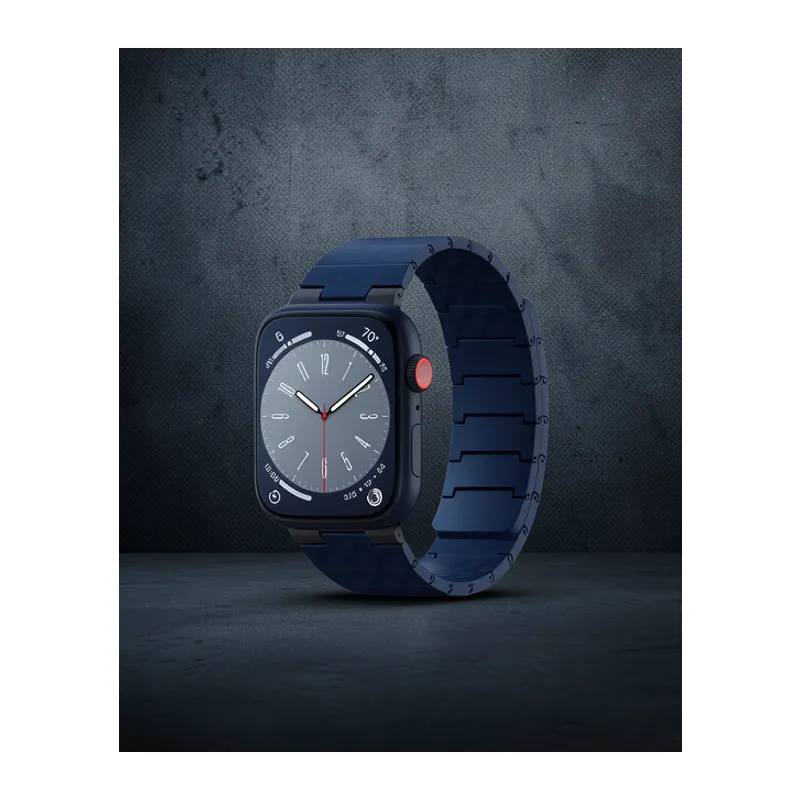 Apple Watch 45mm Carbon Steel Kordon (saat Değildir) - Lacivert
